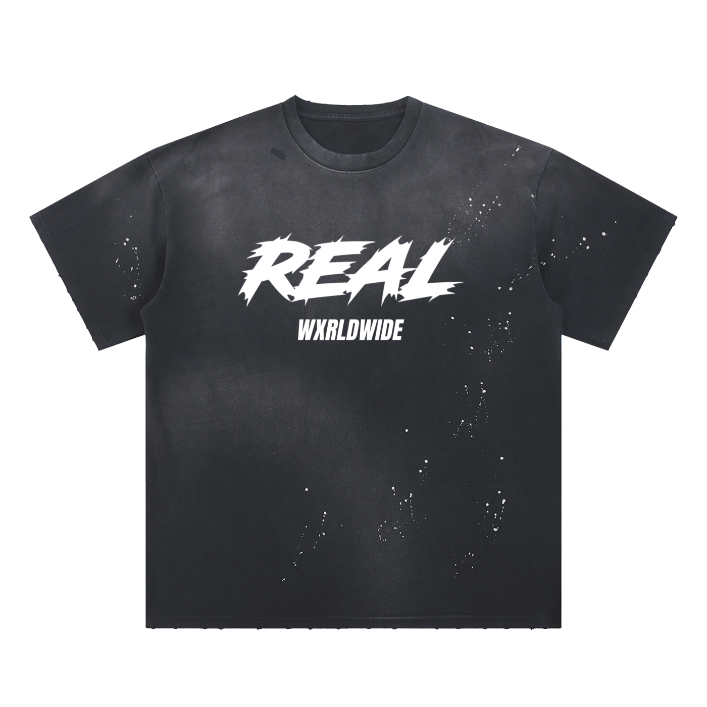 Real Wxrldwide Paint Splatter Tee