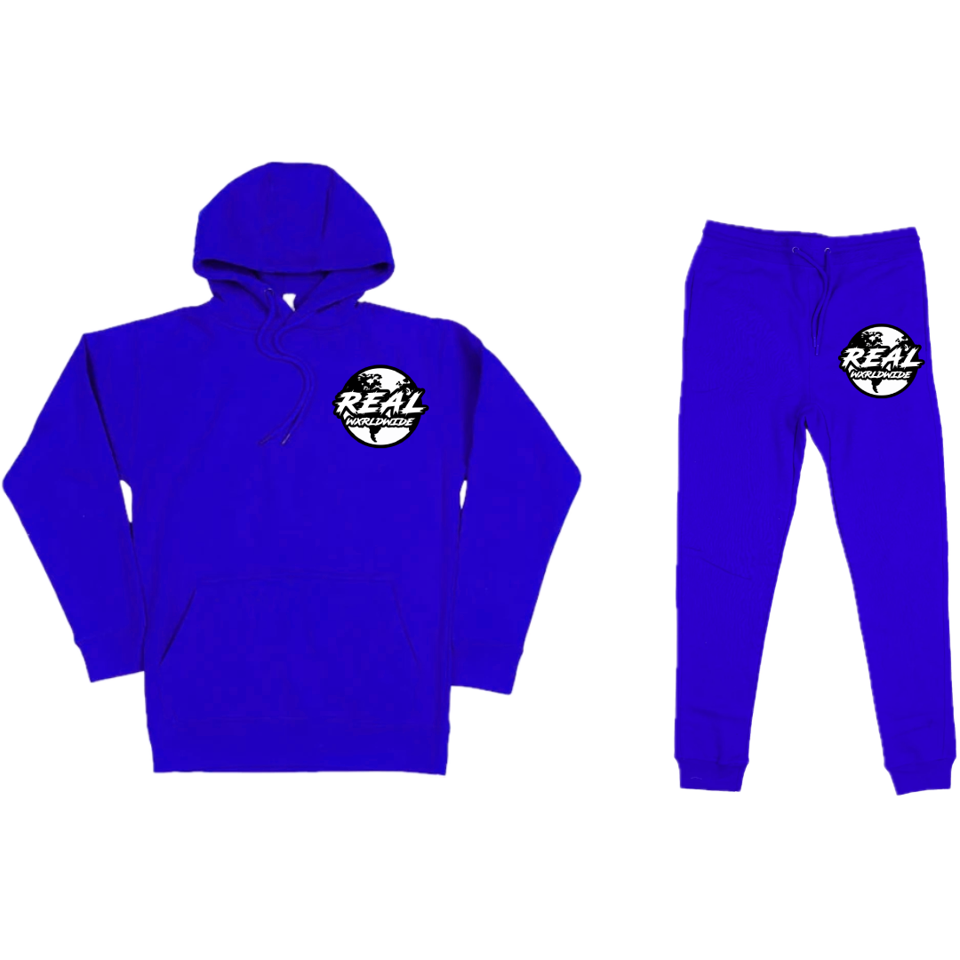 Real Wxrldwide Jogger Set - Blue