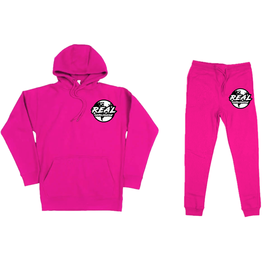 Real Wxrldwide Jogger Set - Pink