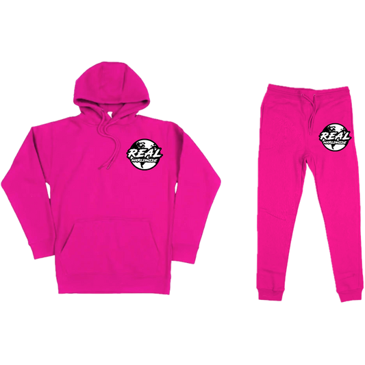 Real Wxrldwide Jogger Set - Pink