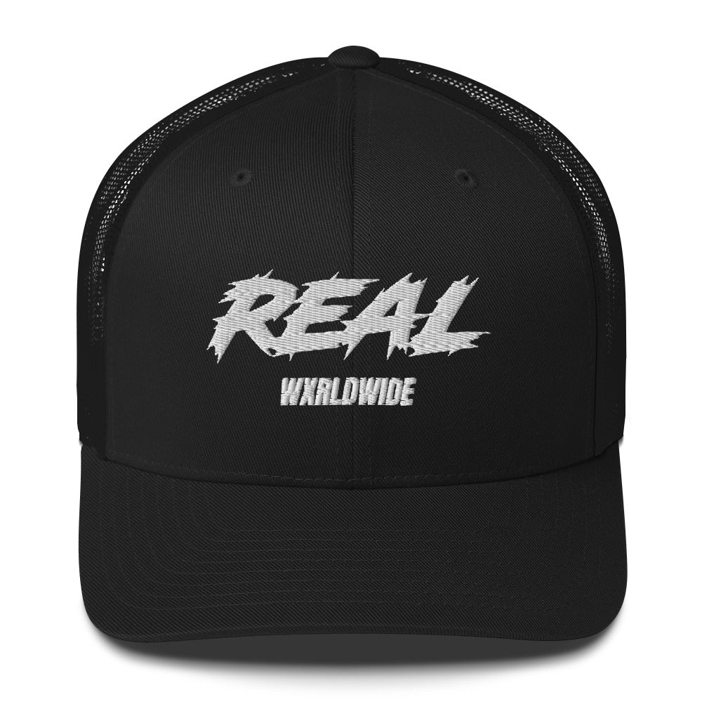 REAL WXRLDWIDE TRUCKER HAT