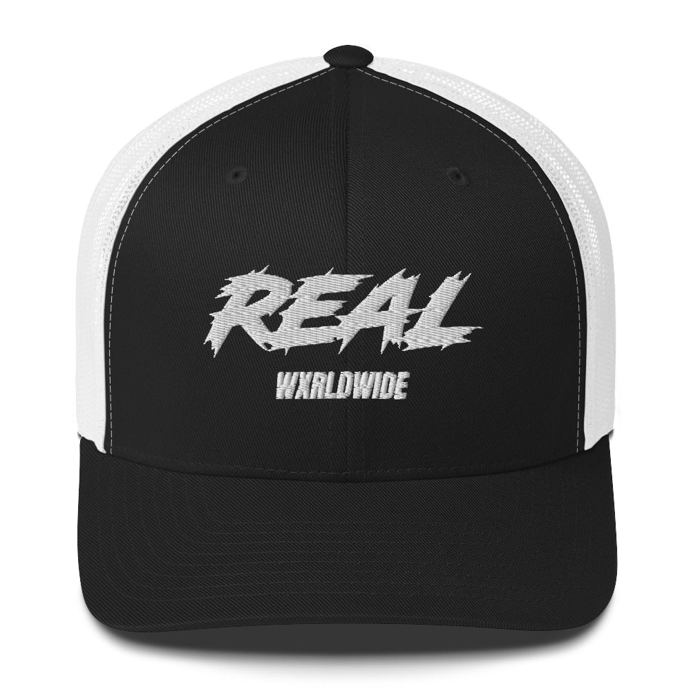 REAL WXRLDWIDE TRUCKER HAT