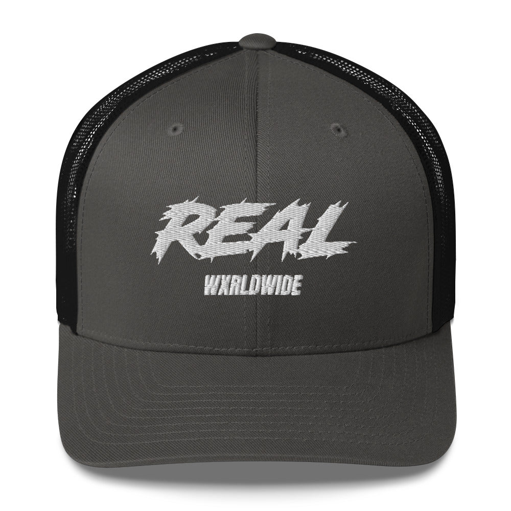 REAL WXRLDWIDE TRUCKER HAT