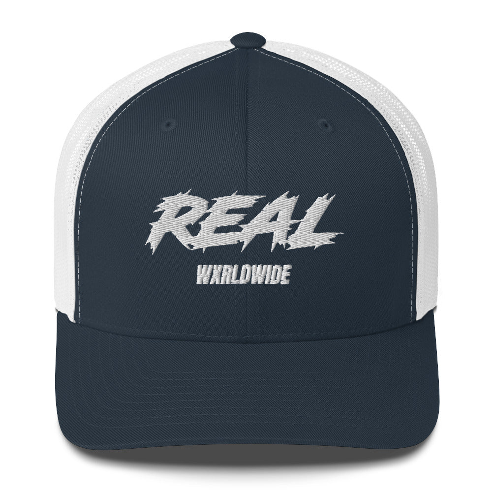 REAL WXRLDWIDE TRUCKER HAT