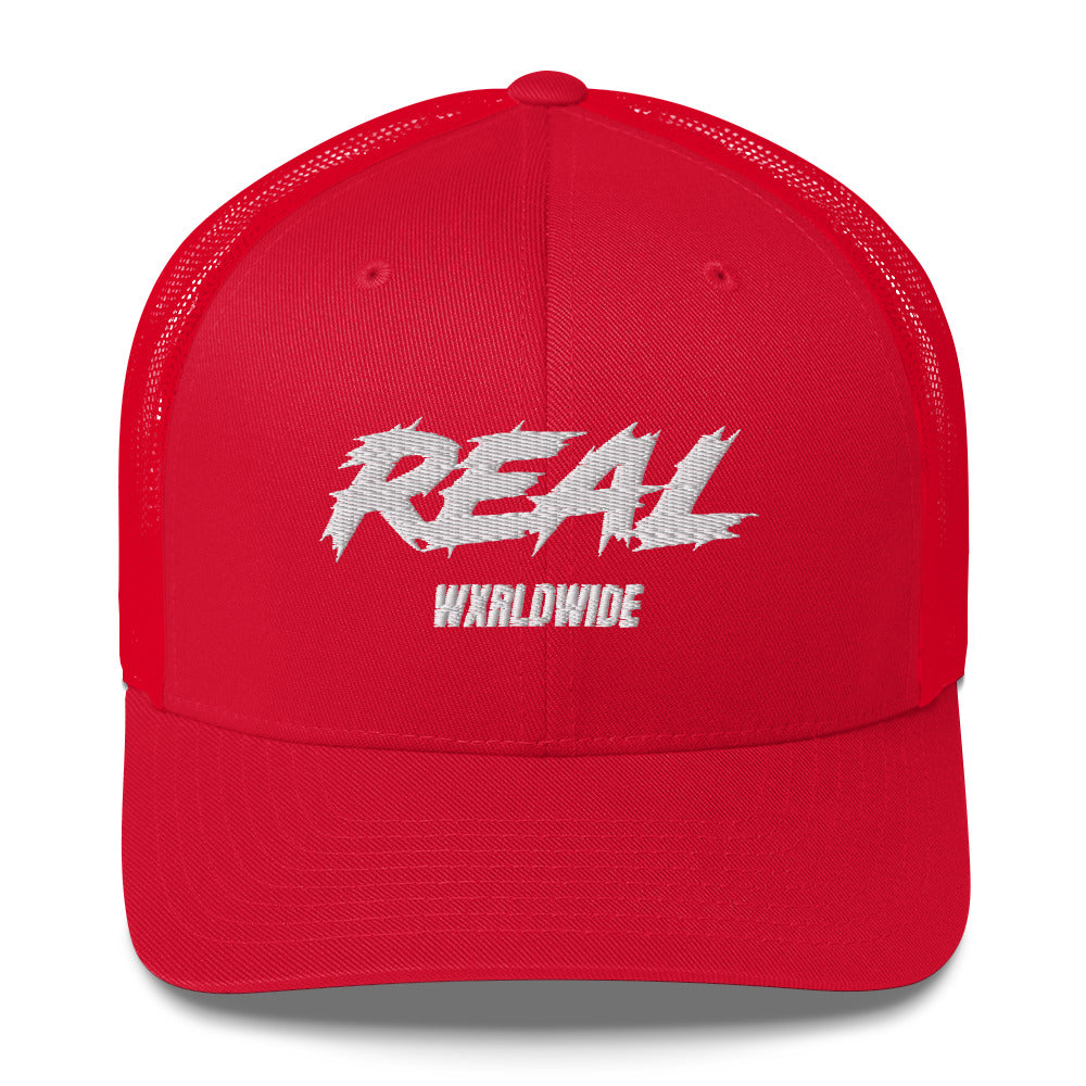 REAL WXRLDWIDE TRUCKER HAT