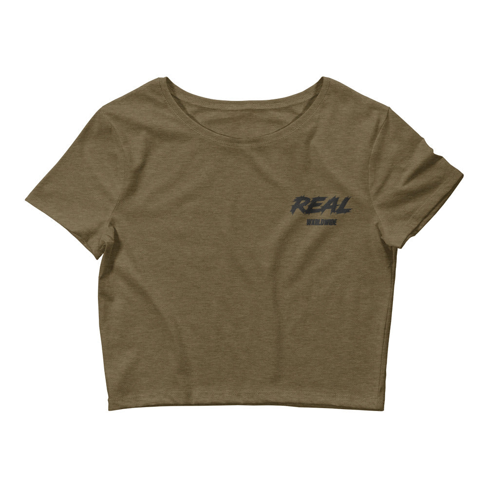 Real Wxrldwide Women’s Crop Tee